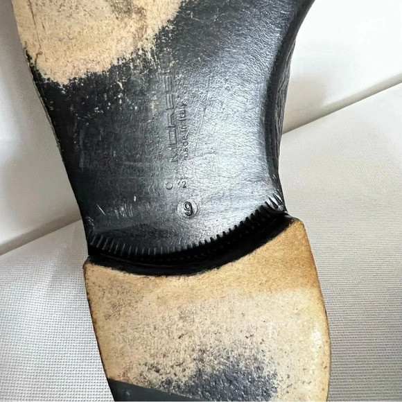 Moreschi Size 9 Black Peccary Calf Leather Brogues Oxford Shoes Made in Italy - Picture 10 of 12